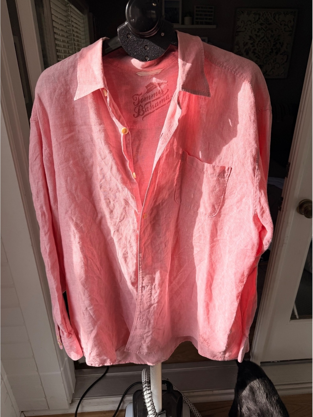 Tommy Bahama Men's Linen Relax Shirt Size XXL Pink